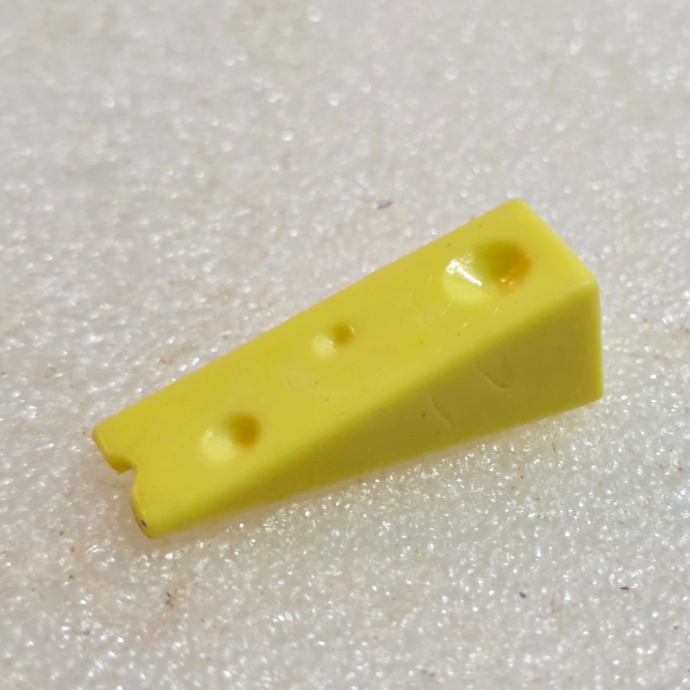 Our Generation Battat CHEESE Dollhouse Doll Toy 1.5" Plastic Yellow Swiss Wedge